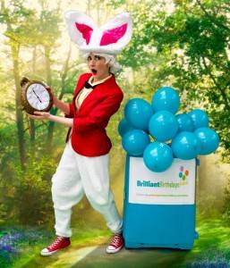 White Rabbit Alice In Wonderland Themed Party Entertainer London