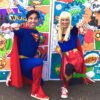 Supergirl and Superman here to save the day!