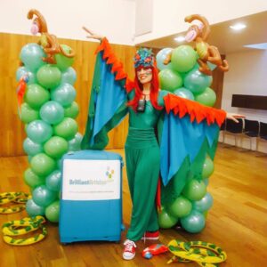 Parrot Wildlife Themed Party Entertainer London