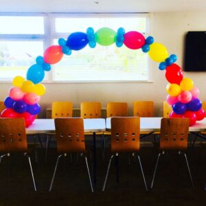 Rainbow Party Balloon Decoration