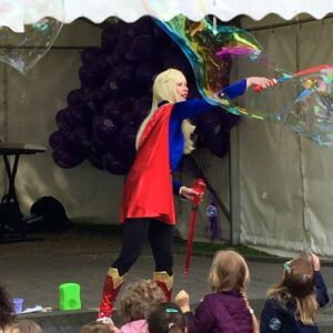 bubble fun characters available to hire in London great children's entertainers