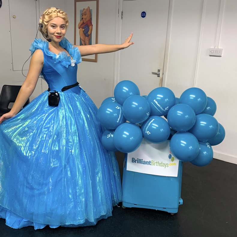Brilliant Birthdays Cinderella party entertainer