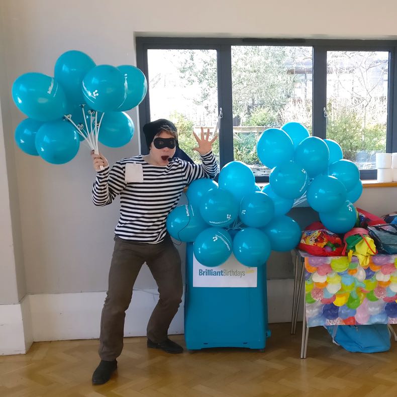 Brilliant Birthdays Cops & Robbers party entertainer