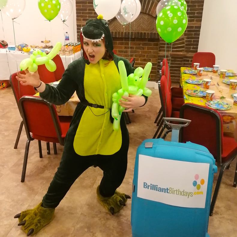 Brilliant Birthdays Dinosaur party entertainer