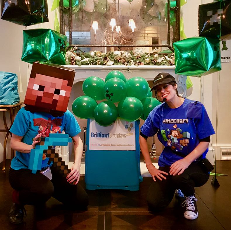 Brilliant Birthdays Minecraft Duo Duo entertainers