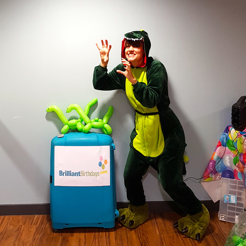 Brilliant Birthdays Dinosaur party entertainer