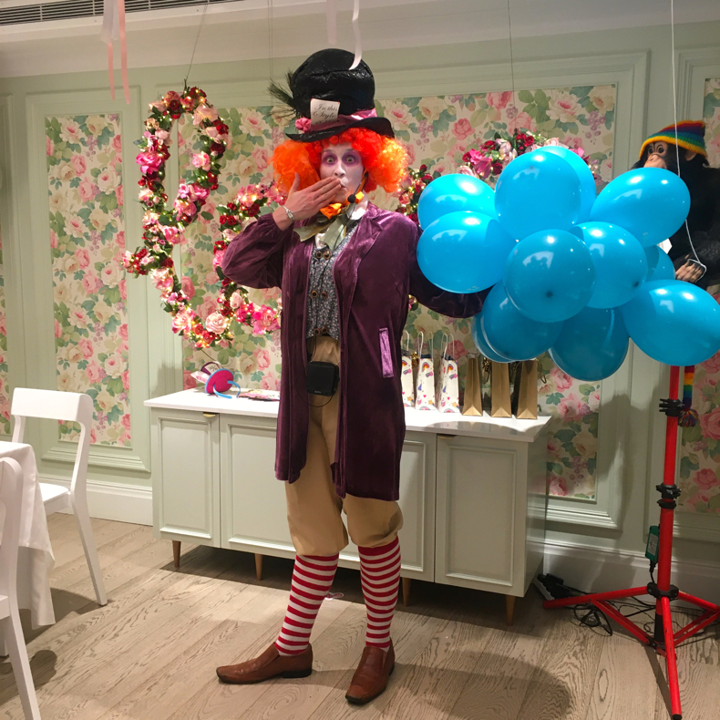 Brilliant Birthdays Mad Hatter Wonderland party entertainer