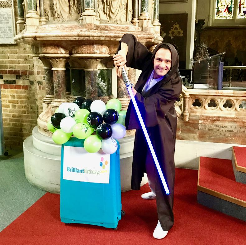 Brilliant Birthdays Star Force Jedi party entertainer