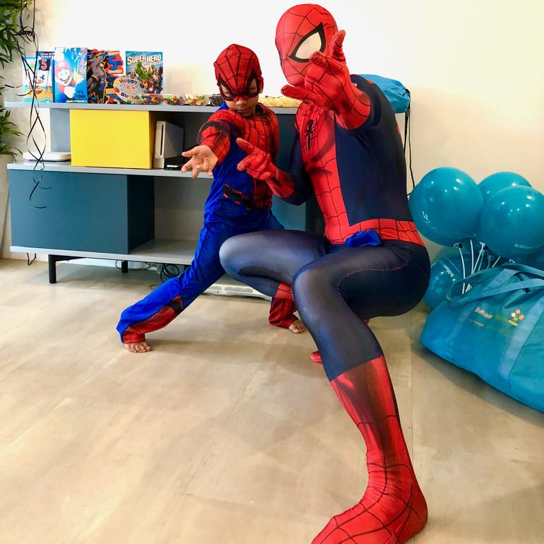 Brilliant Birthdays Spiderman party entertainer