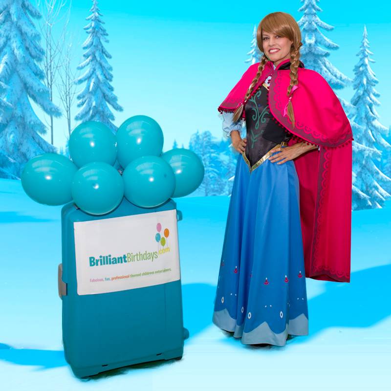 Brilliant Birthdays Princess Anna party entertainer