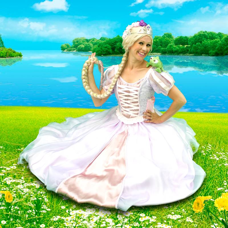 Brilliant Birthdays Rapunzel party entertainer
