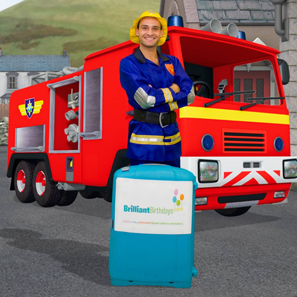 Brilliant Birthdays Firefighter party entertainer