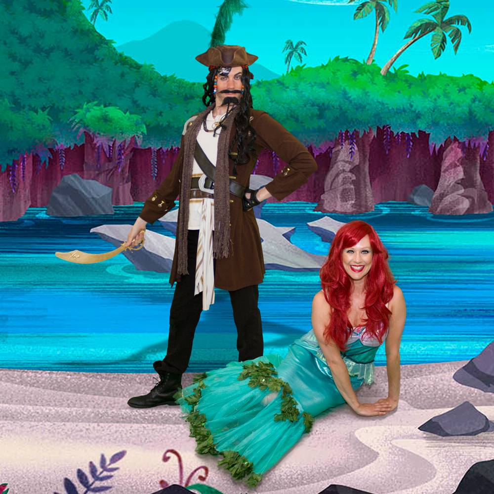 Brilliant Birthdays Mermaid + Pirate Duo entertainers