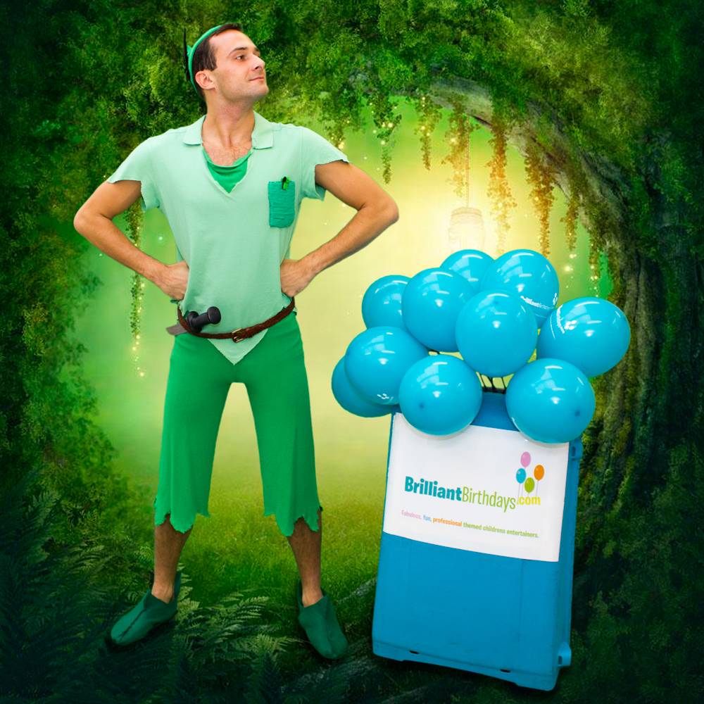 Brilliant Birthdays Peter Pan party entertainer
