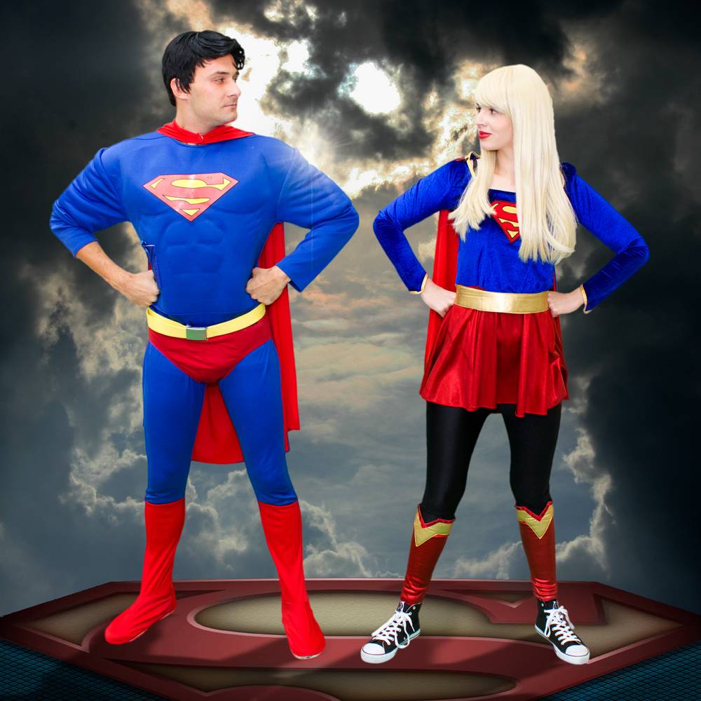 Brilliant Birthdays Superman + Supergirl Duo entertainers
