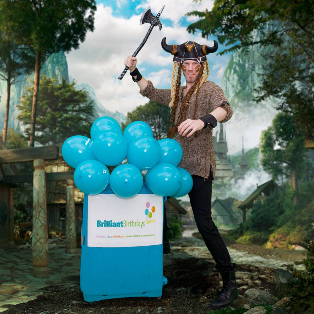 Brilliant Birthdays Viking party entertainer