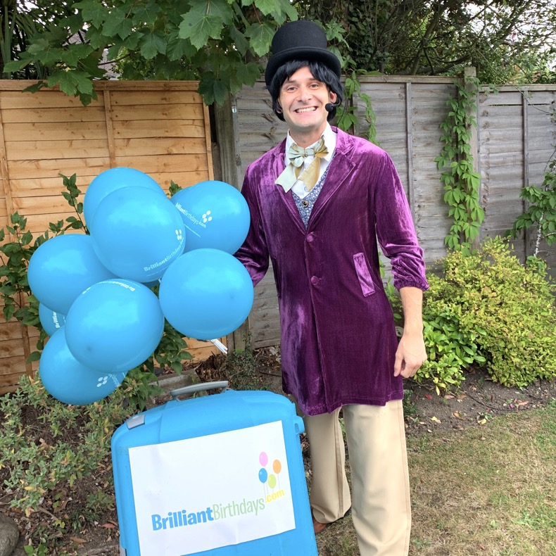 Brilliant Birthdays Willy Wonka Chocolate Factory party entertainer